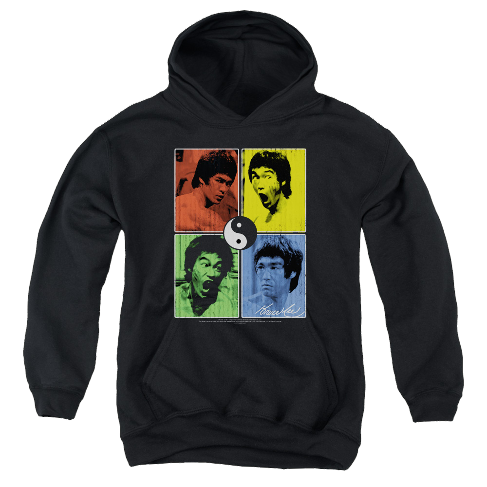 Bruce Lee Enter Color Block - Youth Hoodie (Ages 8-12) Youth Hoodie (Ages 8-12) Bruce Lee   