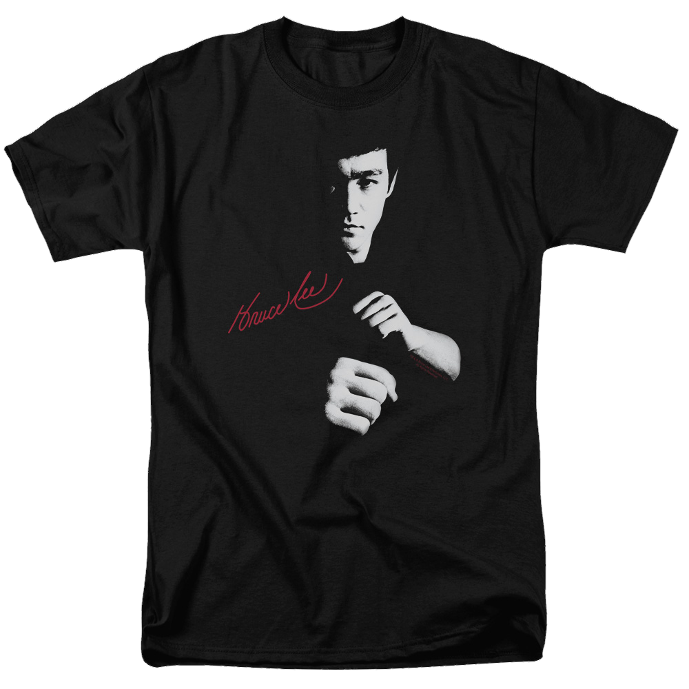 Bruce Lee The Dragon Awaits - Men's Regular Fit T-Shirt Men's Regular Fit T-Shirt Bruce Lee   