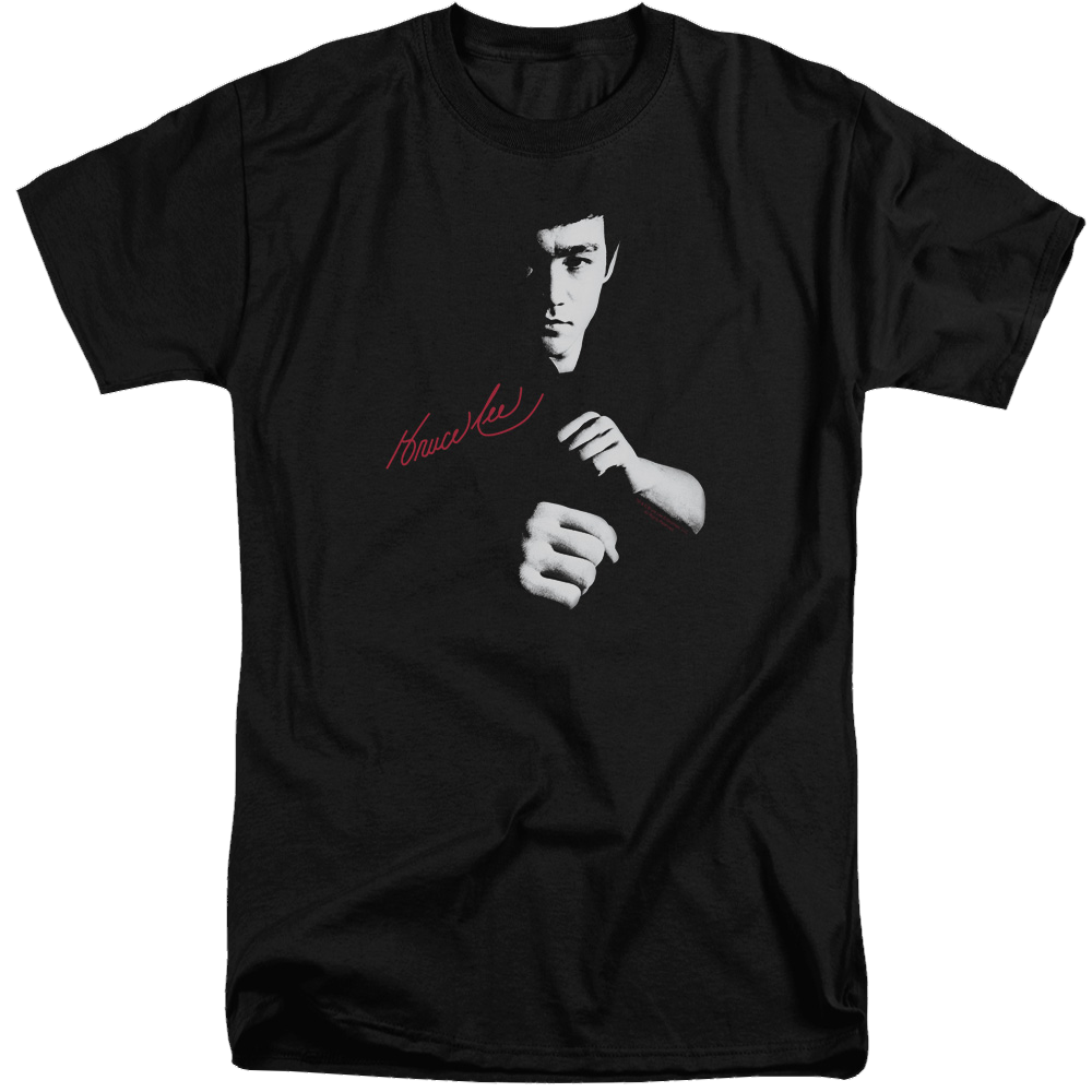 Bruce Lee The Dragon Awaits - Men's Tall Fit T-Shirt Men's Tall Fit T-Shirt Bruce Lee   