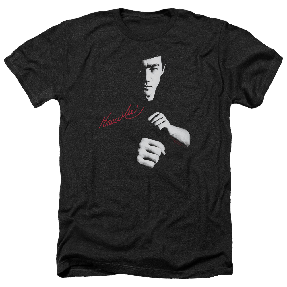 Bruce Lee The Dragon Awaits - Men's Heather T-Shirt Men's Heather T-Shirt Bruce Lee   