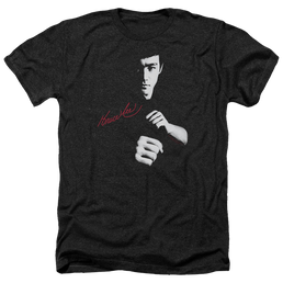 Bruce Lee The Dragon Awaits - Men's Heather T-Shirt Men's Heather T-Shirt Bruce Lee   