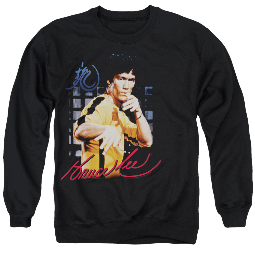 Bruce Lee Yellow Jumpsuit - Men's Crewneck Sweatshirt Men's Crewneck Sweatshirt Bruce Lee   