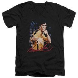 Bruce Lee Yellow Jumpsuit - Men's V-Neck T-Shirt Men's V-Neck T-Shirt Bruce Lee   