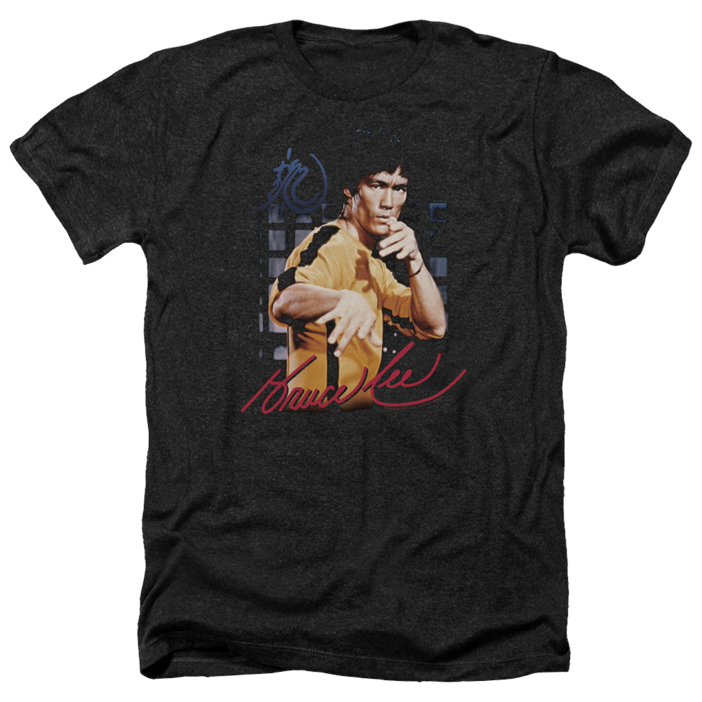 Bruce Lee Yellow Jumpsuit - Men's Heather T-Shirt Men's Heather T-Shirt Bruce Lee   