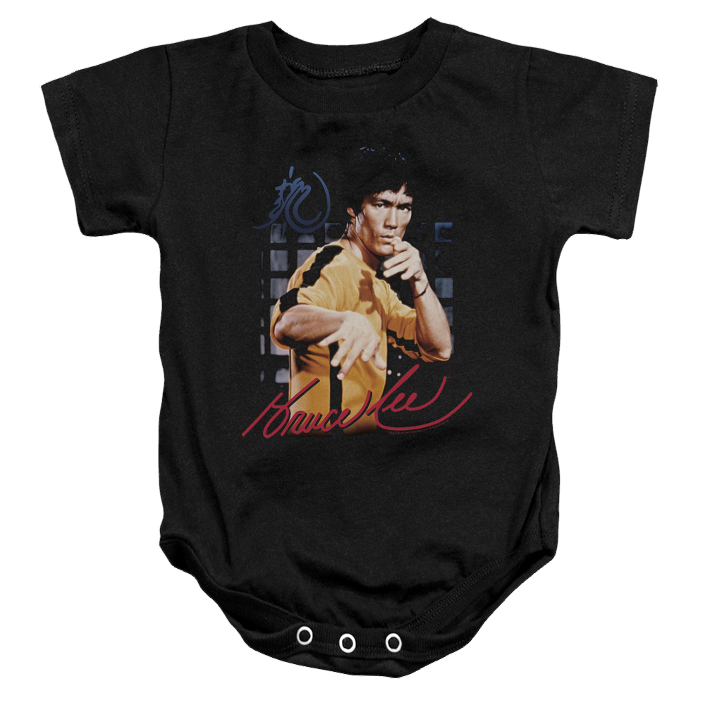 Bruce Lee Yellow Jumpsuit - Baby Bodysuit Baby Bodysuit Bruce Lee   