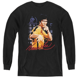 Bruce Lee Yellow Jumpsuit - Youth Long Sleeve T-Shirt Youth Long Sleeve T-Shirt Bruce Lee   
