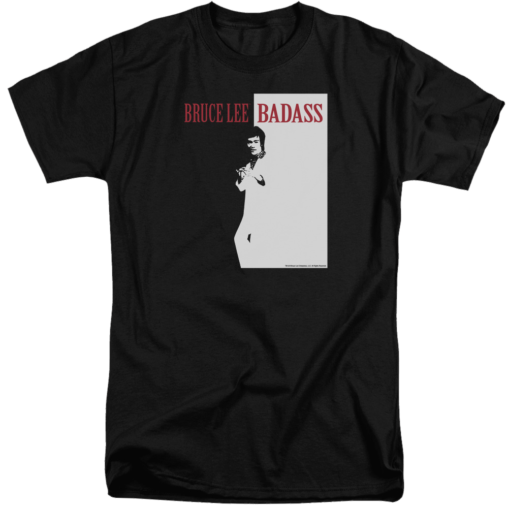 Bruce Lee Badass - Men's Tall Fit T-Shirt Men's Tall Fit T-Shirt Bruce Lee   