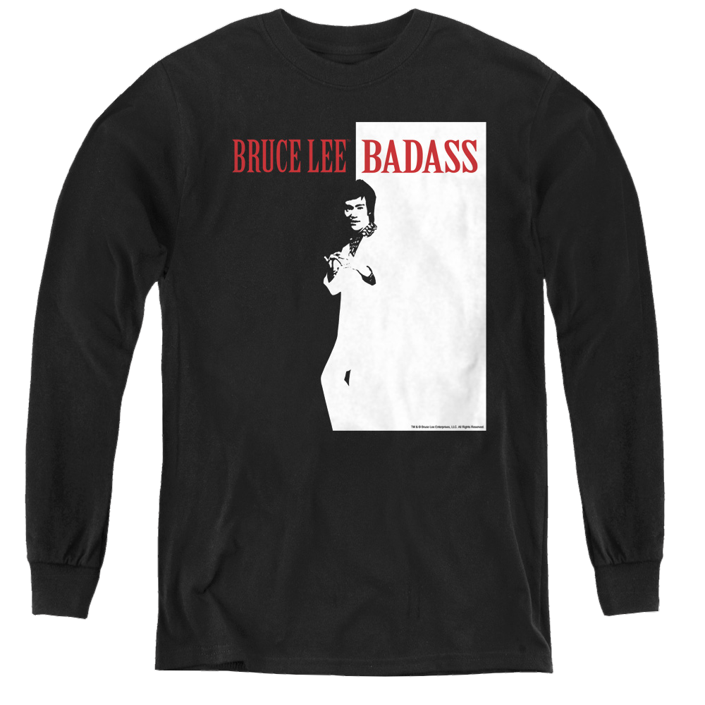 Bruce Lee Badass - Youth Long Sleeve T-Shirt Youth Long Sleeve T-Shirt Bruce Lee   