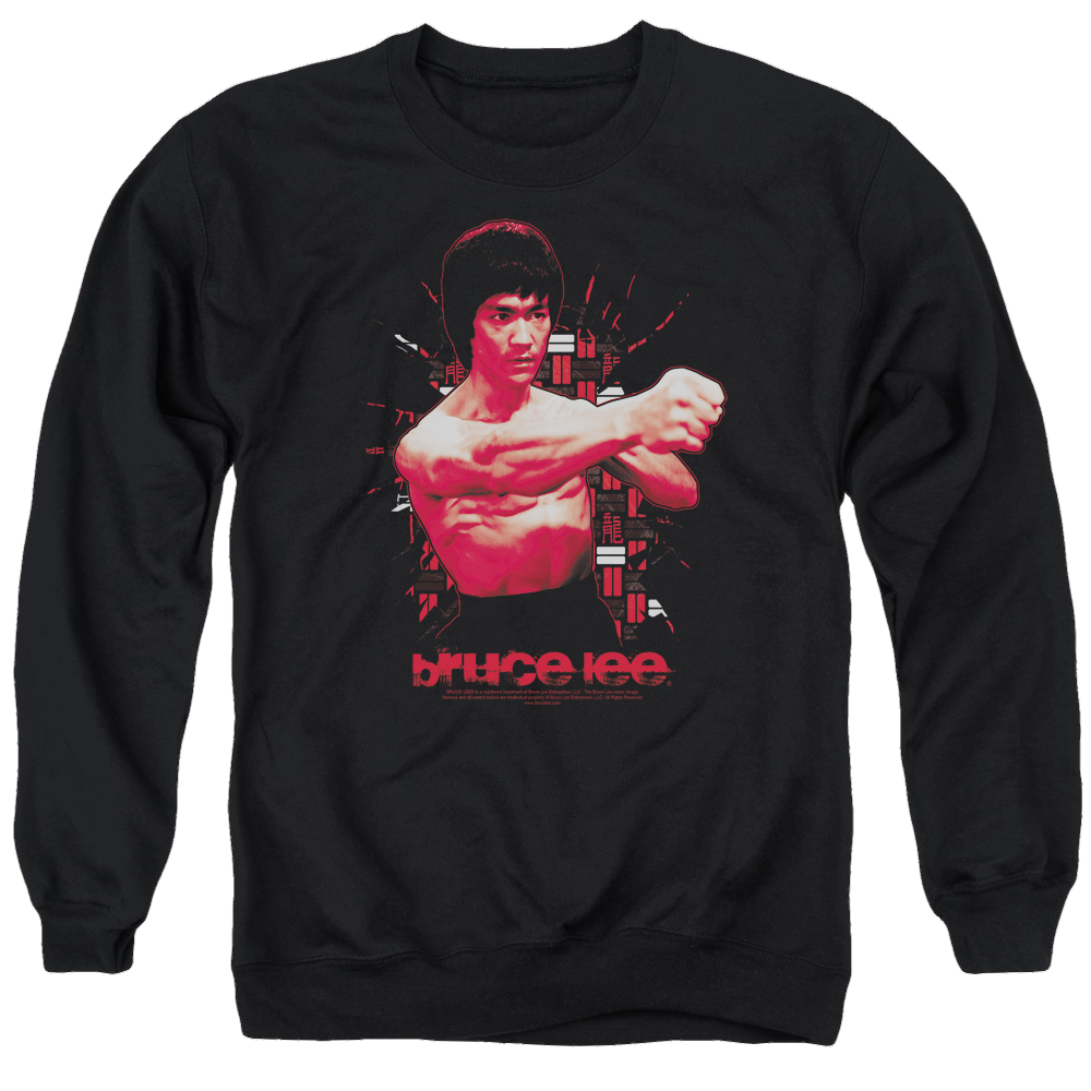 Bruce Lee The Shattering Fist - Men's Crewneck Sweatshirt Men's Crewneck Sweatshirt Bruce Lee   