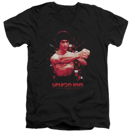 Bruce Lee The Shattering Fist - Men's V-Neck T-Shirt Men's V-Neck T-Shirt Bruce Lee   