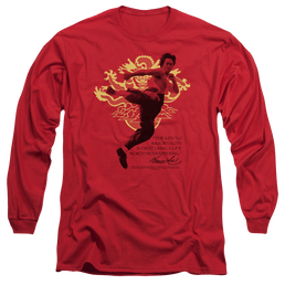 Bruce Lee Immortal Dragon - Men's Long Sleeve T-Shirt Men's Long Sleeve T-Shirt Bruce Lee   