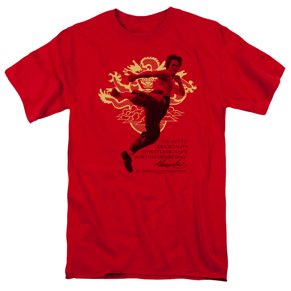 Bruce Lee Immortal Dragon - Men's Regular Fit T-Shirt Men's Regular Fit T-Shirt Bruce Lee   
