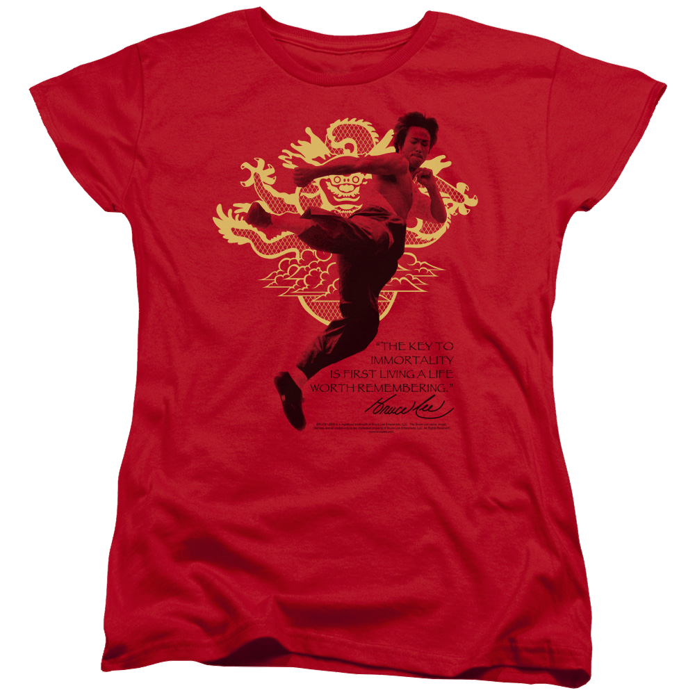 Bruce Lee Immortal Dragon - Women's T-Shirt Women's T-Shirt Bruce Lee   