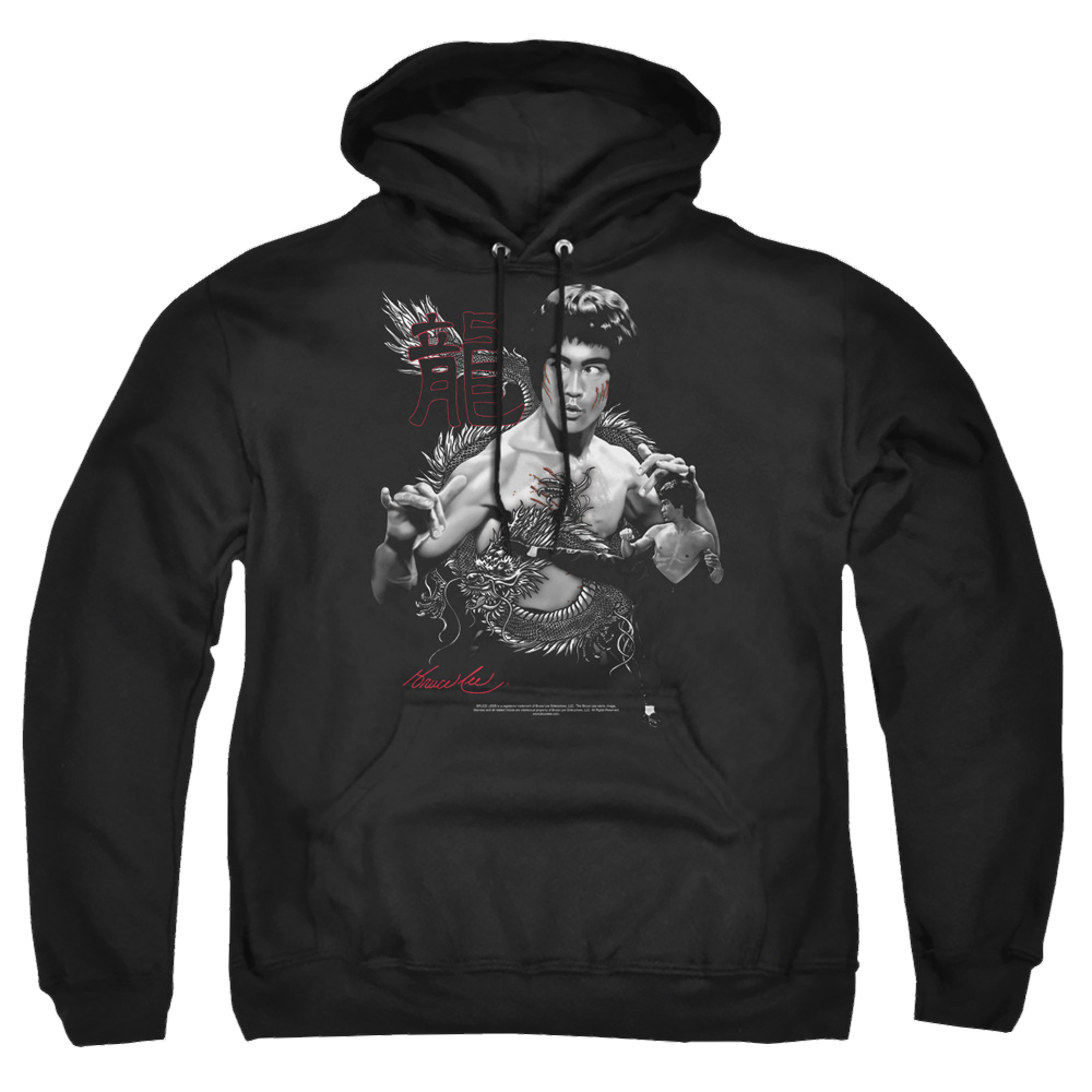 Bruce Lee The Dragon - Pullover Hoodie Pullover Hoodie Bruce Lee   