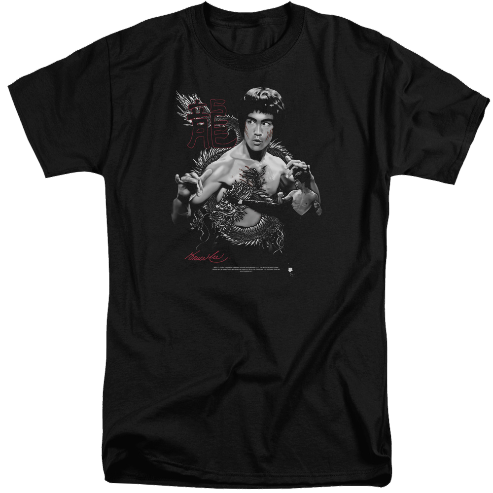 Bruce Lee The Dragon - Men's Tall Fit T-Shirt Men's Tall Fit T-Shirt Bruce Lee   