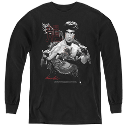 Bruce Lee The Dragon - Youth Long Sleeve T-Shirt Youth Long Sleeve T-Shirt Bruce Lee   