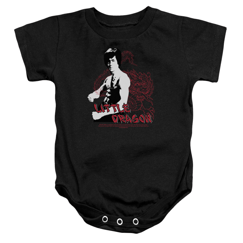 Bruce Lee Little Dragon - Baby Bodysuit Baby Bodysuit Bruce Lee   