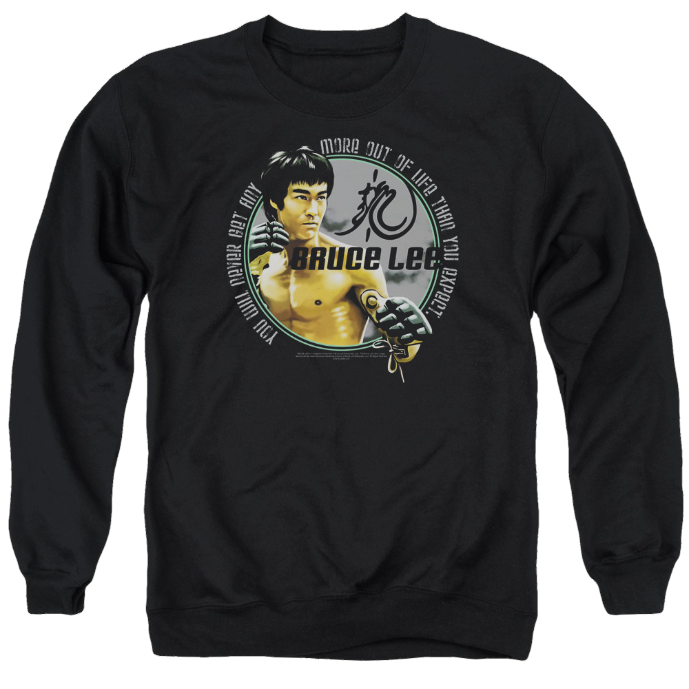 Bruce Lee Expectations - Men's Crewneck Sweatshirt Men's Crewneck Sweatshirt Bruce Lee   
