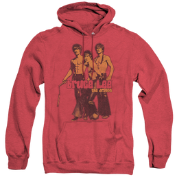 Bruce Lee Nunchucks - Heather Pullover Hoodie Heather Pullover Hoodie Bruce Lee   