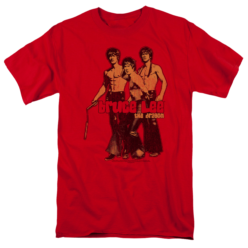 Bruce Lee Nunchucks - Men's Regular Fit T-Shirt Men's Regular Fit T-Shirt Bruce Lee   