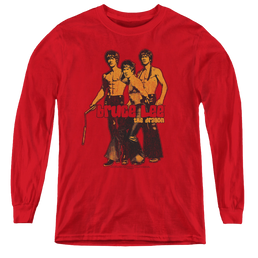 Bruce Lee Nunchucks - Youth Long Sleeve T-Shirt Youth Long Sleeve T-Shirt Bruce Lee   