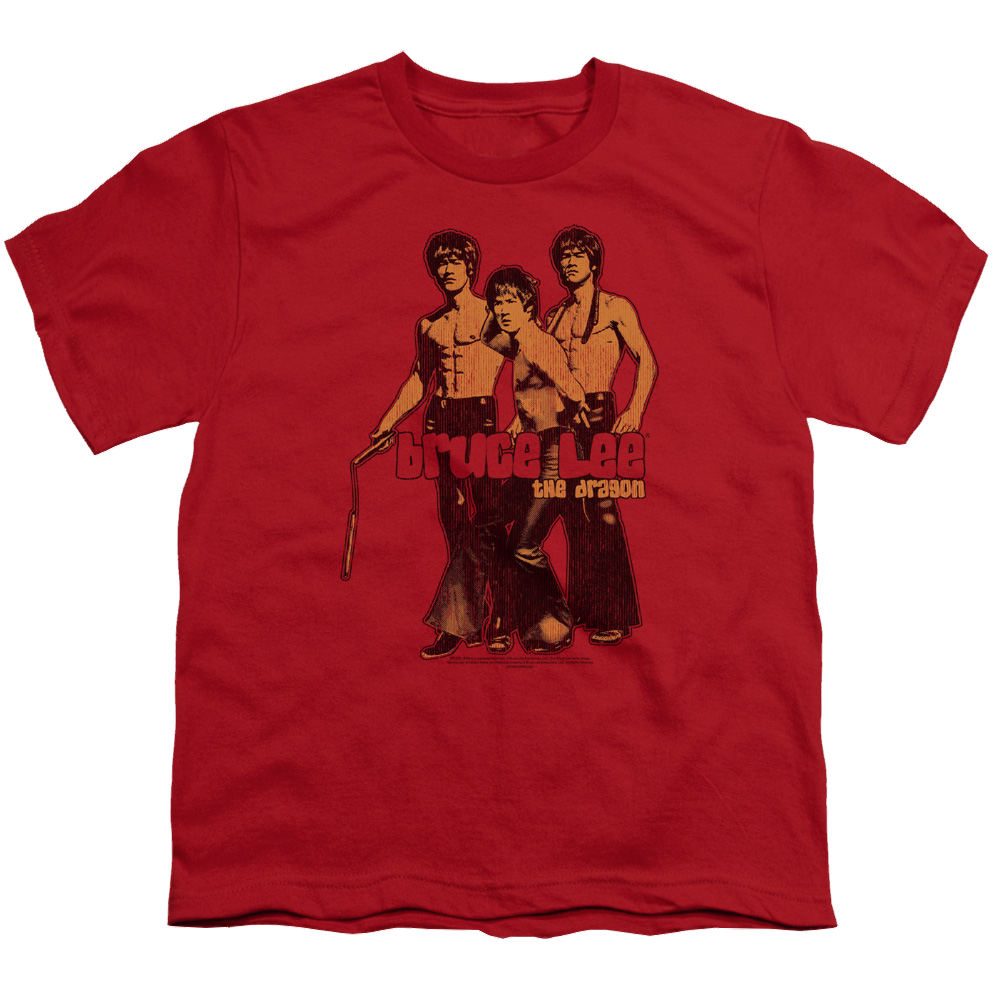 Bruce Lee Nunchucks - Youth T-Shirt (Ages 8-12) Youth T-Shirt (Ages 8-12) Bruce Lee   