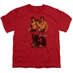 Bruce Lee Nunchucks - Youth T-Shirt (Ages 8-12) Youth T-Shirt (Ages 8-12) Bruce Lee   