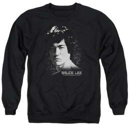 Bruce Lee In Your Face - Men's Crewneck Sweatshirt Men's Crewneck Sweatshirt Bruce Lee   