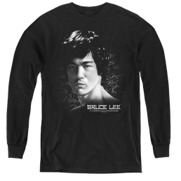 Bruce Lee In Your Face - Youth Long Sleeve T-Shirt Youth Long Sleeve T-Shirt Bruce Lee   