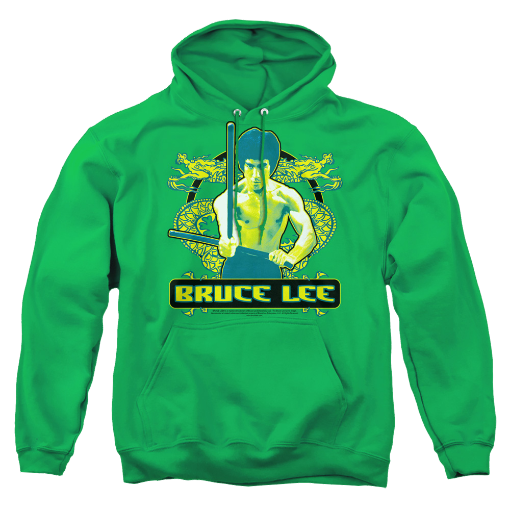 Bruce Lee Double Dragons - Pullover Hoodie Pullover Hoodie Bruce Lee   