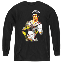 Bruce Lee Body Of Action - Youth Long Sleeve T-Shirt Youth Long Sleeve T-Shirt Bruce Lee   