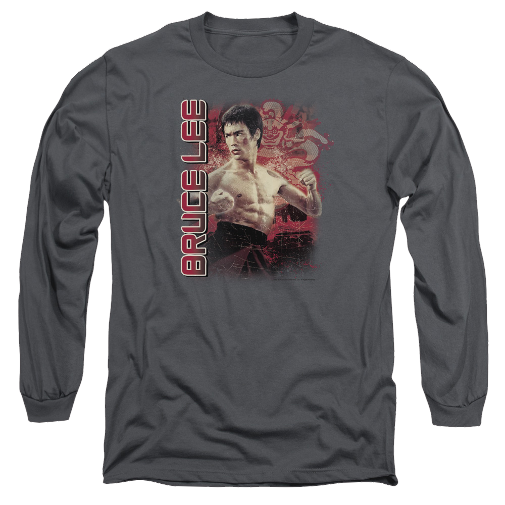 Bruce Lee Fury - Men's Long Sleeve T-Shirt Men's Long Sleeve T-Shirt Bruce Lee   