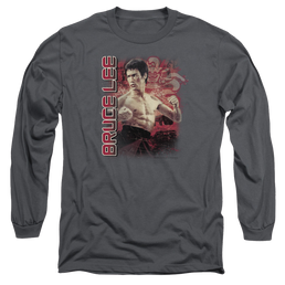 Bruce Lee Fury - Men's Long Sleeve T-Shirt Men's Long Sleeve T-Shirt Bruce Lee   