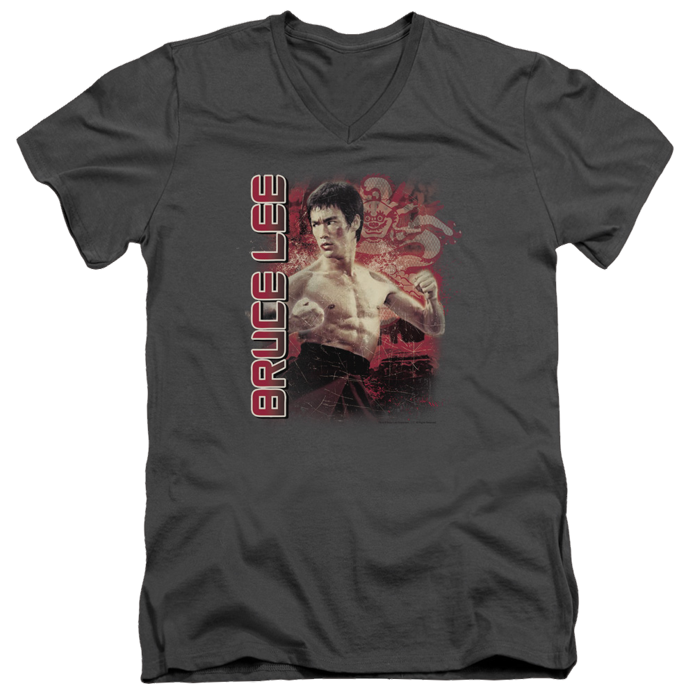 Bruce Lee Fury - Men's V-Neck T-Shirt Men's V-Neck T-Shirt Bruce Lee   