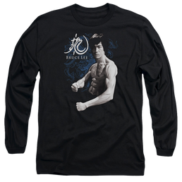 Bruce Lee Dragon Stance - Men's Long Sleeve T-Shirt Men's Long Sleeve T-Shirt Bruce Lee   