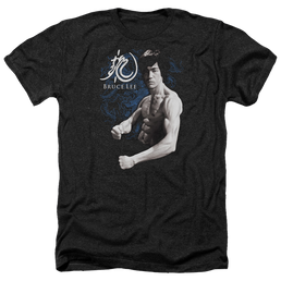Bruce Lee Dragon Stance - Men's Heather T-Shirt Men's Heather T-Shirt Bruce Lee   