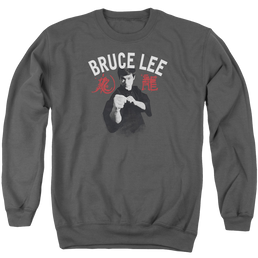 Bruce Lee Ready - Men's Crewneck Sweatshirt Men's Crewneck Sweatshirt Bruce Lee   