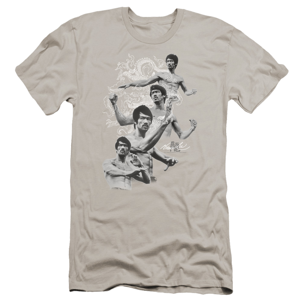 Bruce Lee In Motion - Men's Premium Slim Fit T-Shirt Men's Premium Slim Fit T-Shirt Bruce Lee   