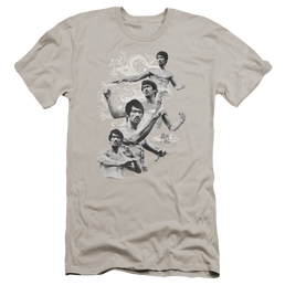Bruce Lee In Motion - Men's Premium Slim Fit T-Shirt Men's Premium Slim Fit T-Shirt Bruce Lee   