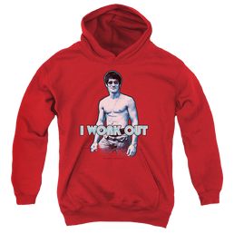 Bruce Lee Lee Works Out - Youth Hoodie (Ages 8-12) Youth Hoodie (Ages 8-12) Bruce Lee   