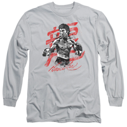 Bruce Lee Ink Splatter - Men's Long Sleeve T-Shirt Men's Long Sleeve T-Shirt Bruce Lee   