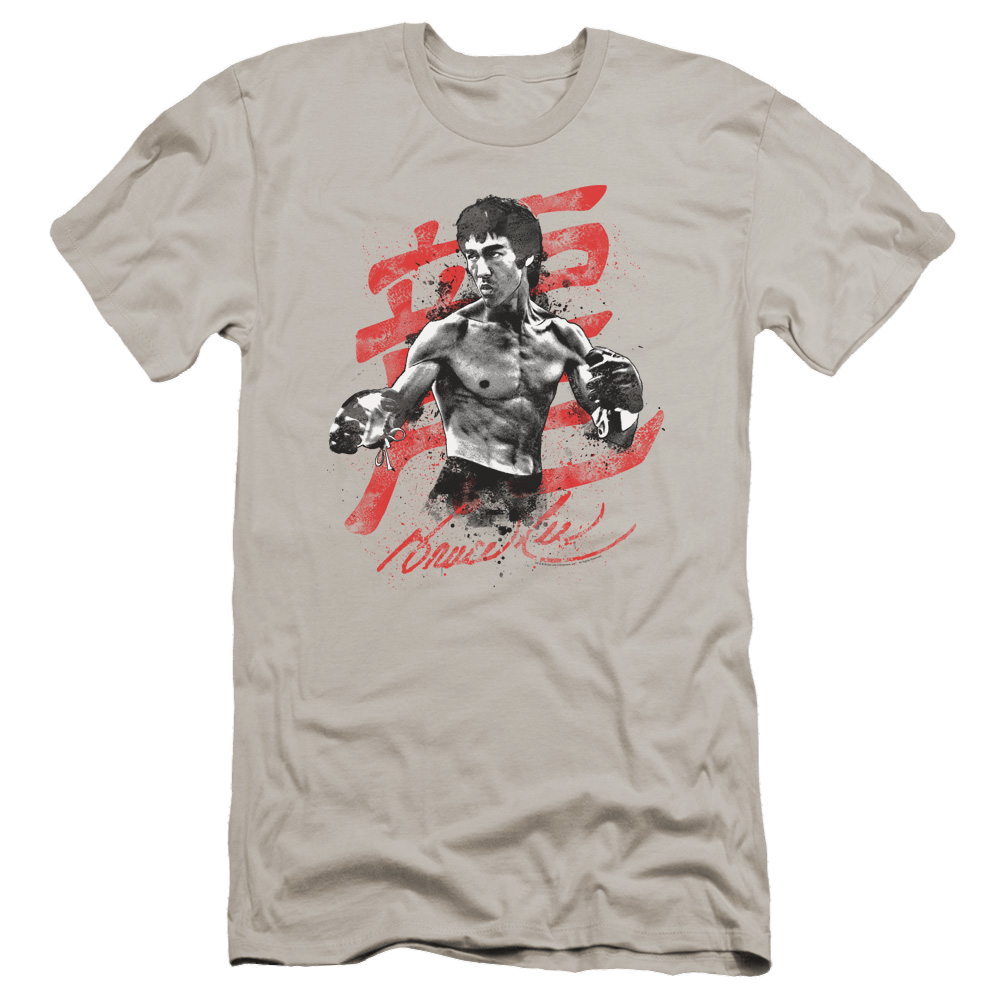 Bruce Lee Ink Splatter - Men's Premium Slim Fit T-Shirt Men's Premium Slim Fit T-Shirt Bruce Lee   
