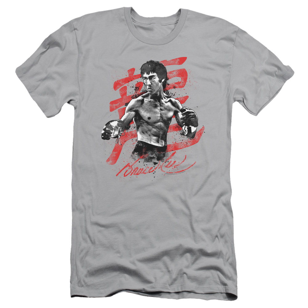 Bruce Lee Ink Splatter - Men's Slim Fit T-Shirt Men's Slim Fit T-Shirt Bruce Lee   
