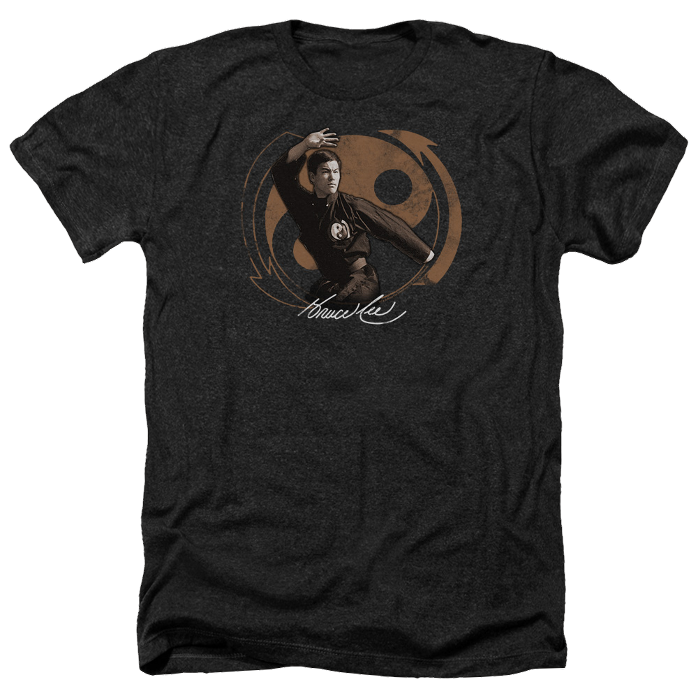 Bruce Lee Jeet Kun Do Pose - Men's Heather T-Shirt Men's Heather T-Shirt Bruce Lee   