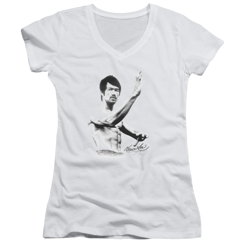 Bruce Lee Serenity - Juniors V-Neck T-Shirt Juniors V-Neck T-Shirt Bruce Lee   