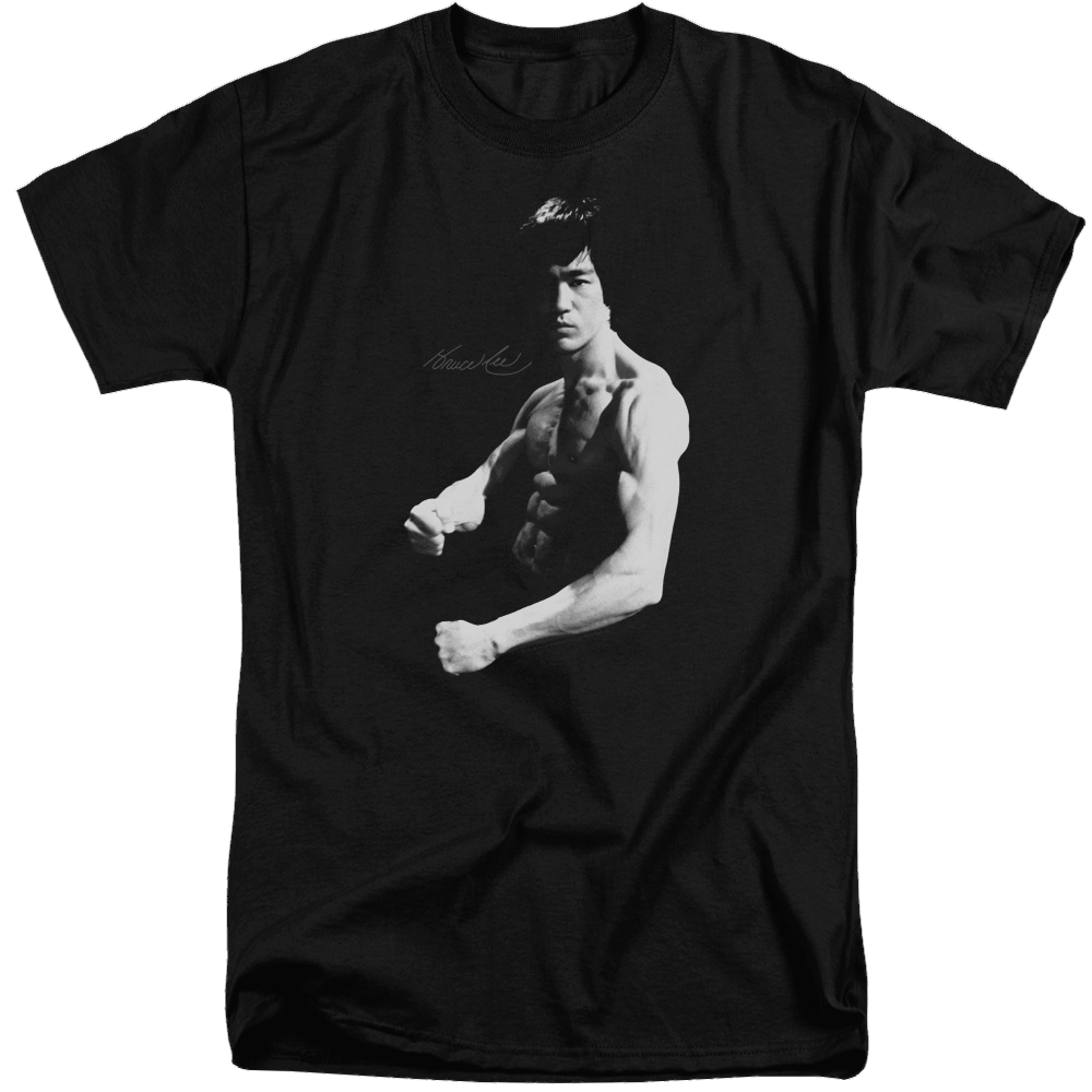 Bruce Lee Stance - Men's Tall Fit T-Shirt Men's Tall Fit T-Shirt Bruce Lee   