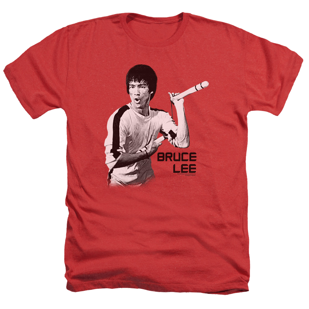Bruce Lee Nunchucks - Men's Heather T-Shirt Men's Heather T-Shirt Bruce Lee   