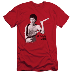 Bruce Lee Nunchucks - Men's Slim Fit T-Shirt Men's Slim Fit T-Shirt Bruce Lee   