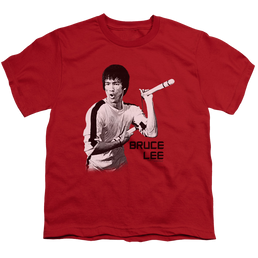 Bruce Lee Nunchucks - Youth T-Shirt (Ages 8-12) Youth T-Shirt (Ages 8-12) Bruce Lee   