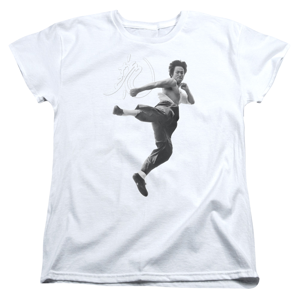 Bruce Lee Flying Kick - Women's T-Shirt Women's T-Shirt Bruce Lee   